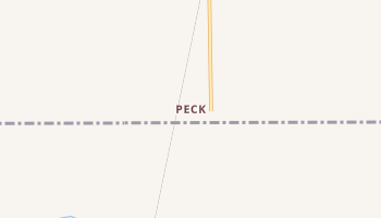 Peck, Kansas map