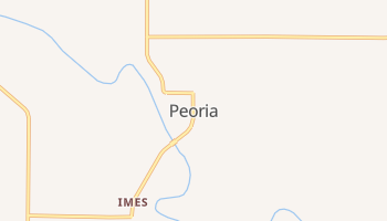 Peoria, Kansas map