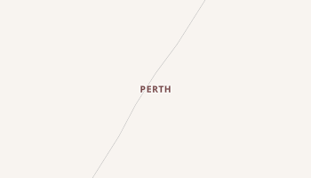 Perth, Kansas map