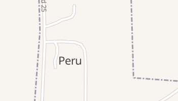Peru, Kansas map