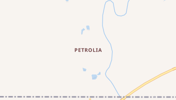 Petrolia, Kansas map