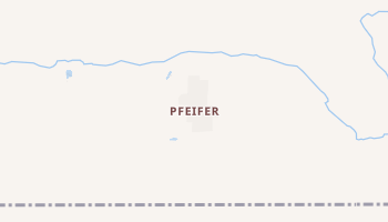 Pfeifer, Kansas map