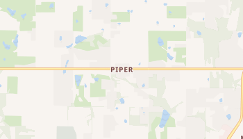 Piper, Kansas map