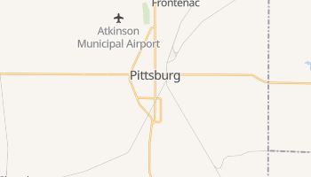 Pittsburg, Kansas map