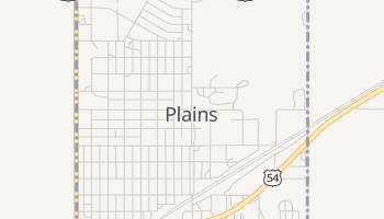 Plains, Kansas map