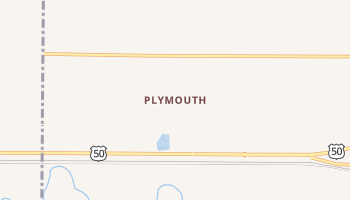 Plymouth, Kansas map