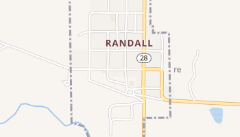 Randall, Kansas map