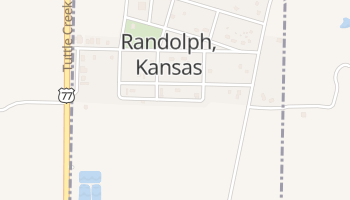 Randolph, Kansas map