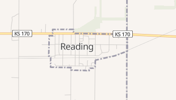 Reading, Kansas map