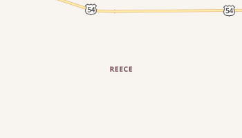 Reece, Kansas map