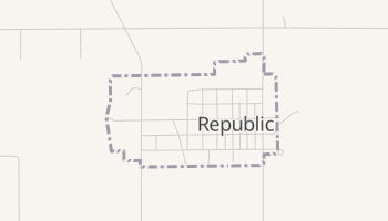 Republic, Kansas map