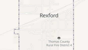 Rexford, Kansas map