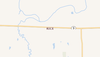 Rice, Kansas map