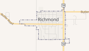 Richmond, Kansas map