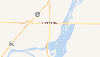 Riverton, Kansas map