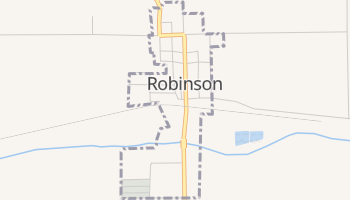Robinson, Kansas map