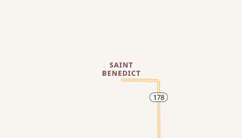 Saint Benedict, Kansas map