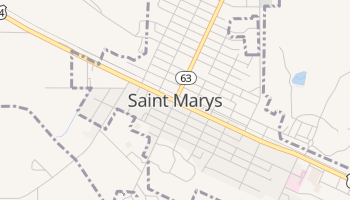 Saint Marys, Kansas map