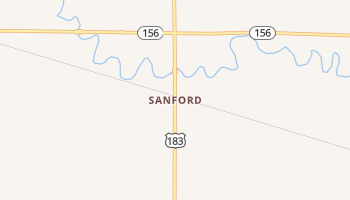 Sanford, Kansas map
