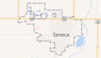 Seneca, Kansas map