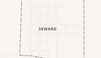 Seward, Kansas map