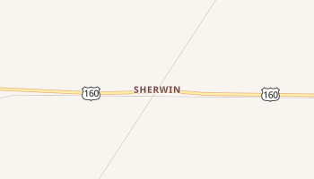 Sherwin, Kansas map