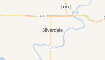Silverdale, Kansas map