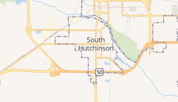 South Hutchinson, Kansas map