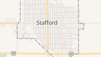 Stafford, Kansas map