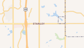 Stanley, Kansas map