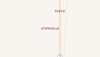 Stippville, Kansas map