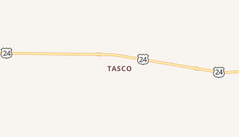 Tasco, Kansas map