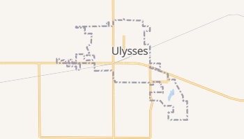 Ulysses, Kansas map