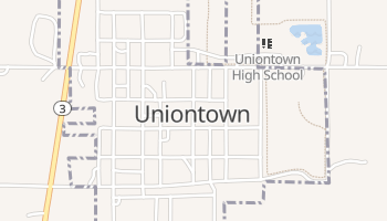 Uniontown, Kansas map