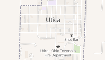 Utica, Kansas map