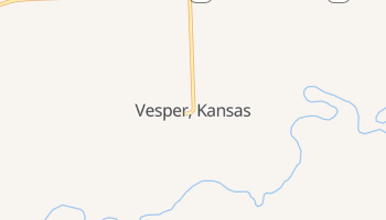 Vesper, Kansas map