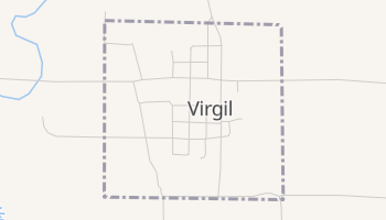 Virgil, Kansas map