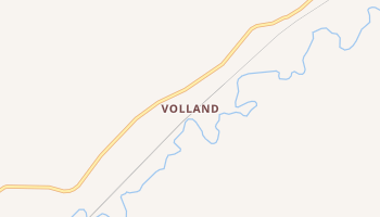 Volland, Kansas map
