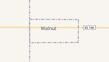 Walnut, Kansas map