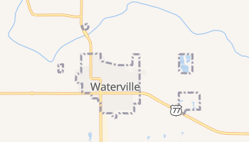 Waterville, Kansas map