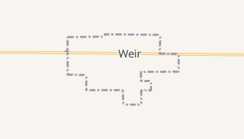 Weir, Kansas map