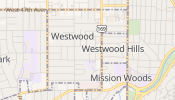 Westwood, Kansas map