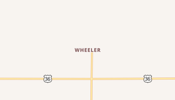 Wheeler, Kansas map