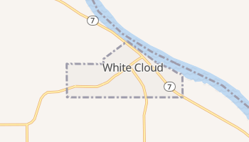 White Cloud, Kansas map