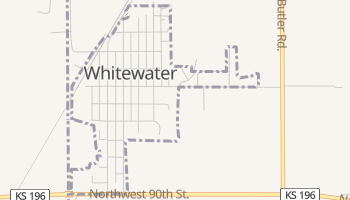 Whitewater, Kansas map