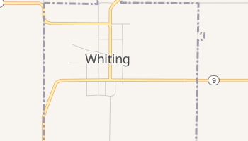 Whiting, Kansas map