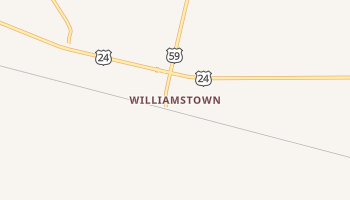 Williamstown, Kansas map
