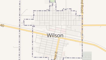 Wilson, Kansas map
