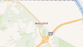 Wolcott, Kansas map
