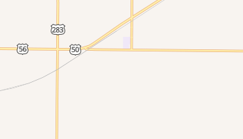 Wright, Kansas map